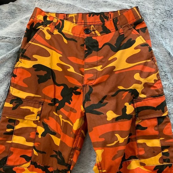 Army-style Orange Camo Pants🔥 - Picture 6 of 13